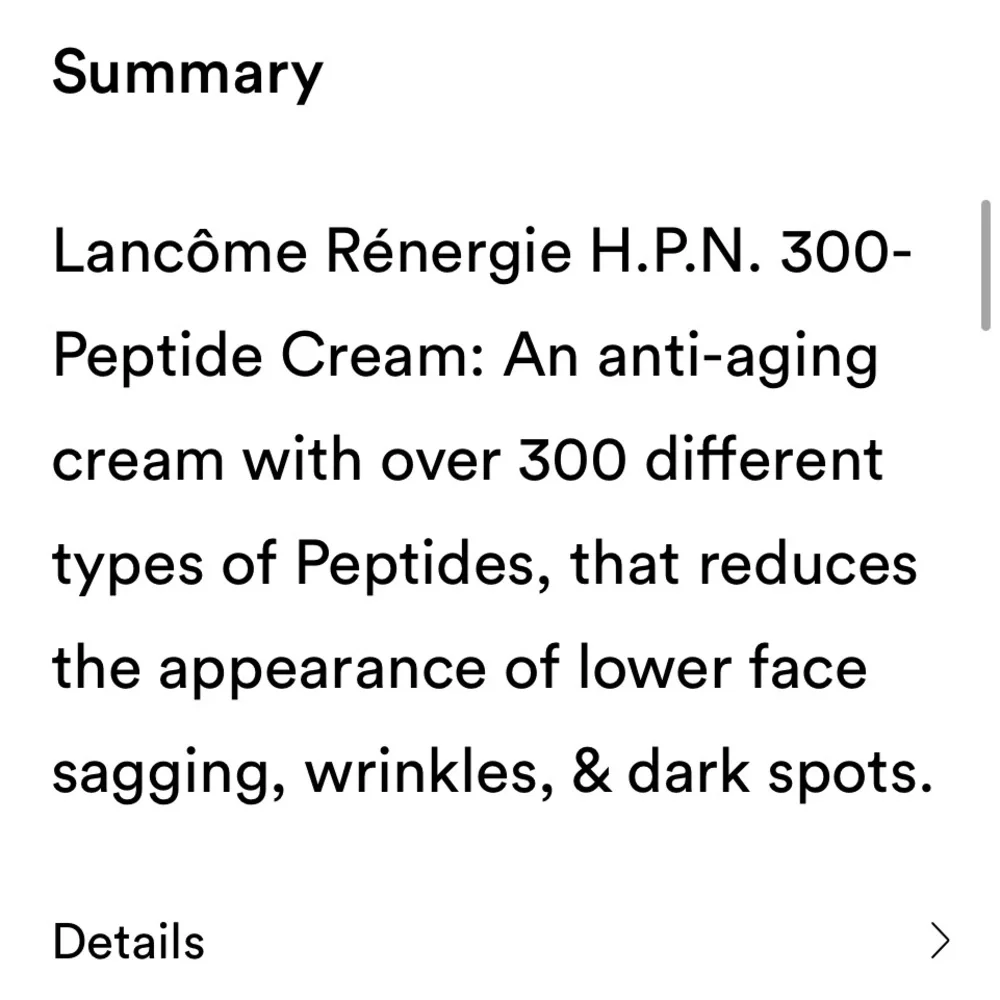 Lancome rénergie 300